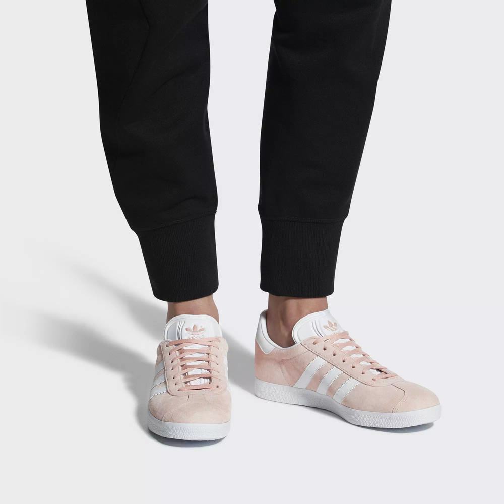 Adidas Gazelle Tenis Rosas Para Mujer (MX-96044)
